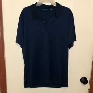 Perry Ellis Dark Blue Polo Shirt